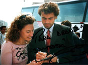 Con Santi Ezkerro