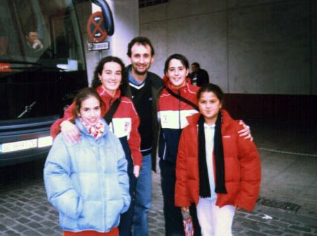 Con las neskas en Sevilla