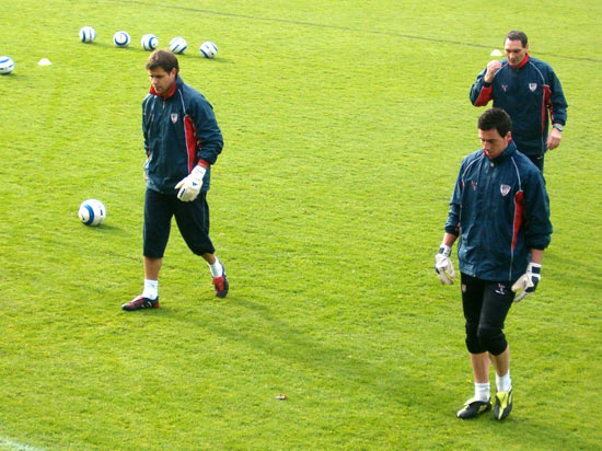 Entrenamiento de porteros