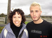 Con Fran en Lezama