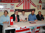Homenaje a Imanol Etxeberria en la Peña Athletic Catedral de León