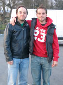 Jonan con su primo