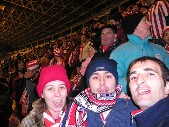 Celebrando el gol de Yeste