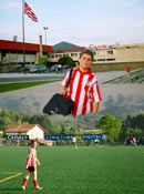 En Lezama de rojiblanco