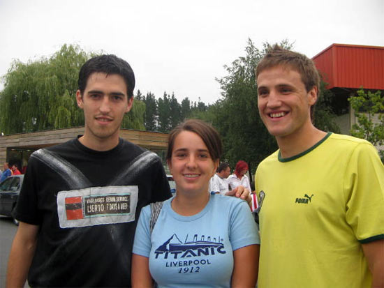 Andoni, Carlos y yo