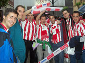 Momentos antes del partido Athletic - Betis, de Copa