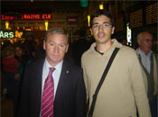 Clemente y yo en Barcelona