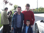 Jon y Juanma con Julen Guerrero