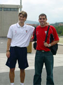 Julen y yo en Lezama