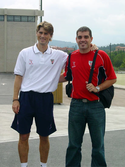 Julen y yo en Lezama