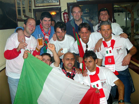 Los italianos en san Mamés