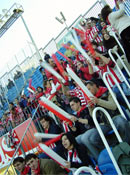 La afición en Málaga