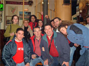 El Zarpazo en un bar de Bilbao