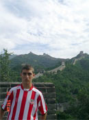 Aitor en la Muralla China