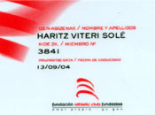 Carnet Athletic fundación 03-04