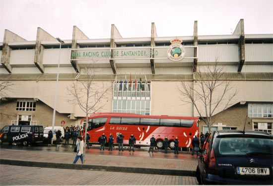 La llegada al Sardinero
