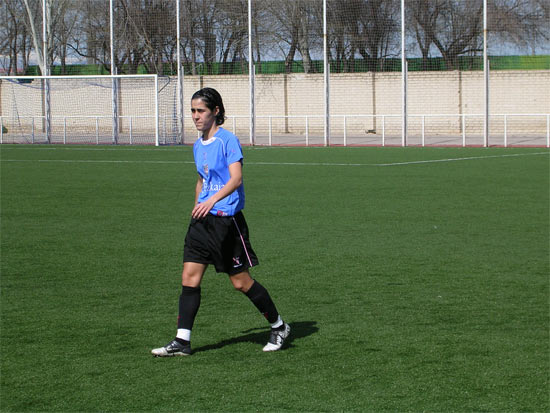 Marta Moreno en el partido Torrejon-Athletic