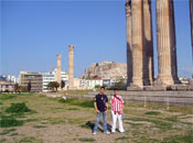 Iñaki y Aitor en Atenas