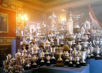 La Sala de Trofeos del club en Ibaigane