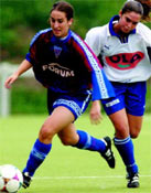 Iraia jugando en el Leioa