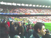 Ambiente en San Mamés