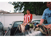 Paseo en burro de Inma