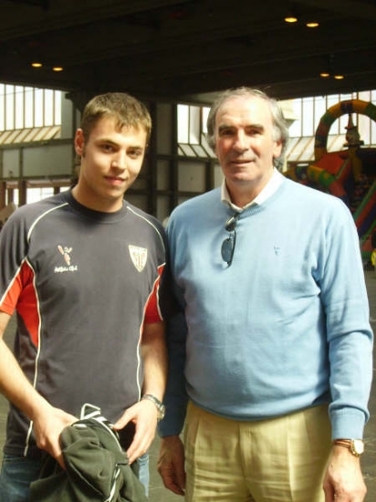 Con el Txopo en el Athletic Eguna