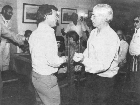 Clemente y Gainza bailando!