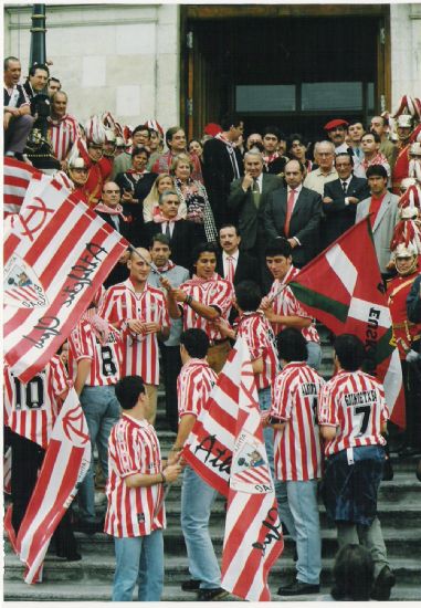 Celebración de liga de champión