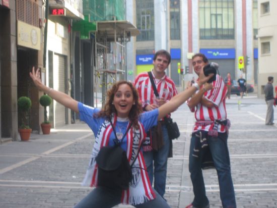 Con los colegas en Pamplona