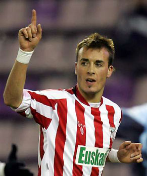 Yeste celebrando el gol de Valladolid