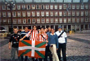 Con el Athletic a Madrid