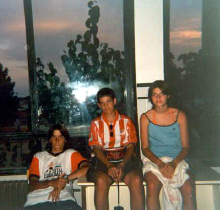 Con el Athletic en Vall de Uxo