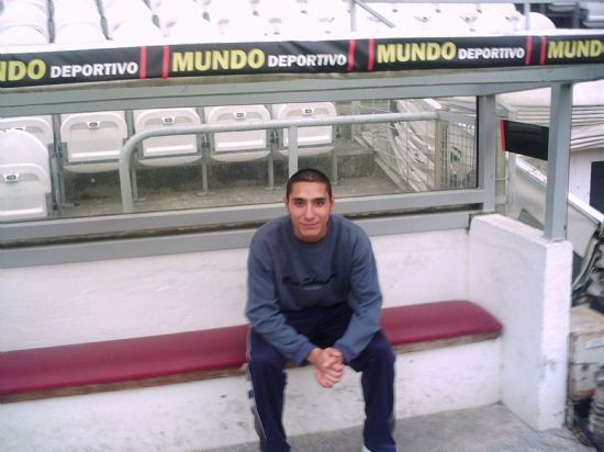 Yo en el banquillo
