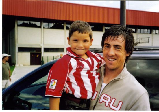 Mikel Andrés con Iñaki La Fuente
