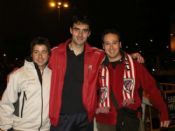 Loke y Joseba con Sarriegi