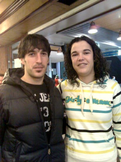 Con Unai Expósito