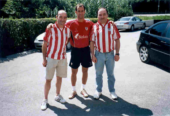 Etxebe con Joxean y Karmelo