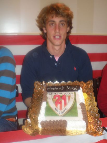 Dañobeitia en su cumpleaños