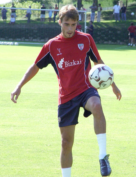 Fran Yeste en Lezama antes del stage en Holanda .