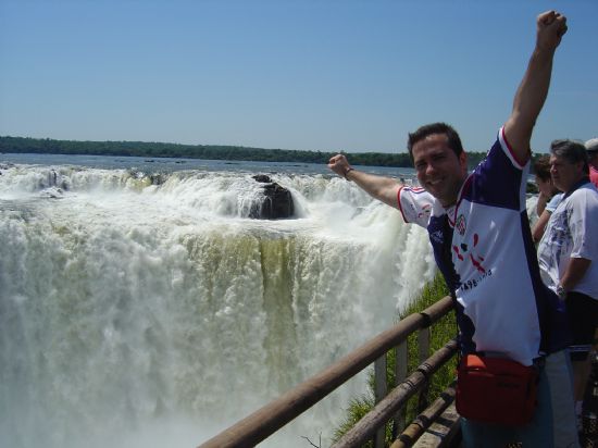 El Athlétic en las Cataratas Iguazú