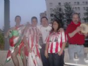 La Peña La gabarra de Lepe con el Athletic en Huelva