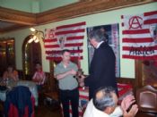 Cena de la Peña Amorrortu de Zaragoza, homenaje a Iribar