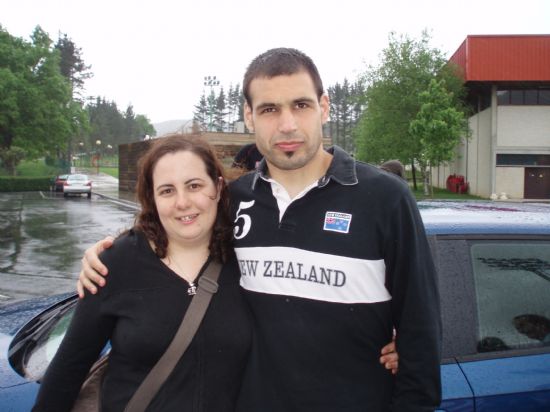 Con Javi Casas