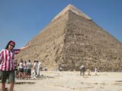 Irati en las pirámides de Giza