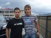 Yo con la estrella David López