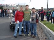 Mi hermano gaditano y yo con oso ondo Gabilondo