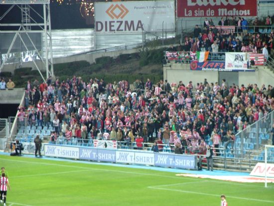 Afición del Athletic en Getafe