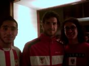 Aitor Ocio, mi colega Marko y yo