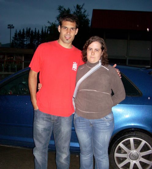 Con Javi Casas